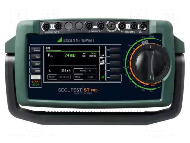 Meter: appliance meter; touch screen,LCD; VAC: 0÷300V; 10kΩ÷300MΩ GOSSEN METRAWATT GM-M707C
