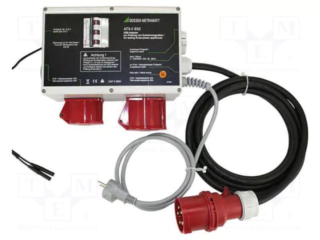 Three-phase adapter; Urated: 300V; 285x220x128mm; Imax: 40A GOSSEN METRAWATT GM-Z745X
