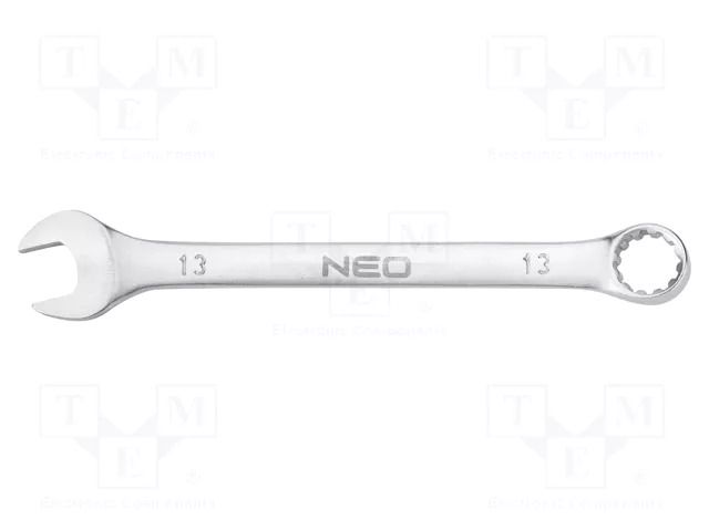 Wrench; combination spanner; 13mm; Chrom-vanadium steel; L: 170mm NEO TOOLS NEO-09-657