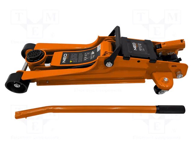 Hydraulic floor jack; 2500kg; Hmin: 85m; Hmax: 385mm; steel NEO TOOLS NEO-11-733