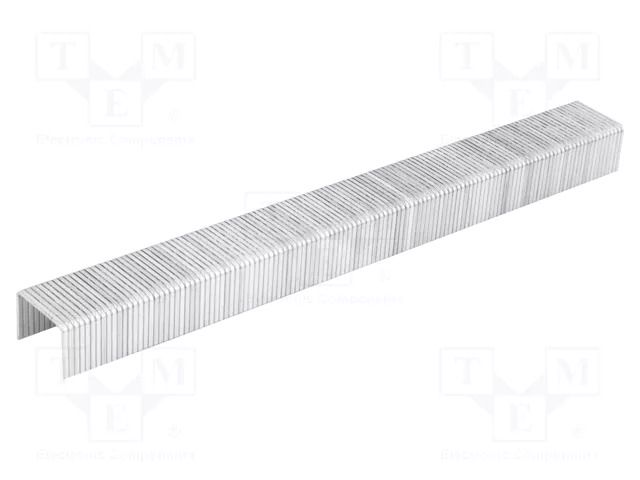 Staples; Width: 12.8mm; L: 6mm; steel; 4000pcs. NEO TOOLS NEO-14-610