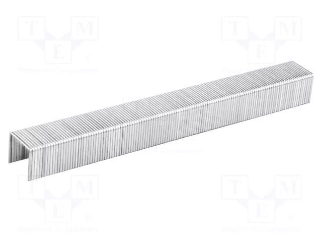 Staples; Width: 12.8mm; L: 12mm; steel; 4000pcs. NEO TOOLS NEO-14-613
