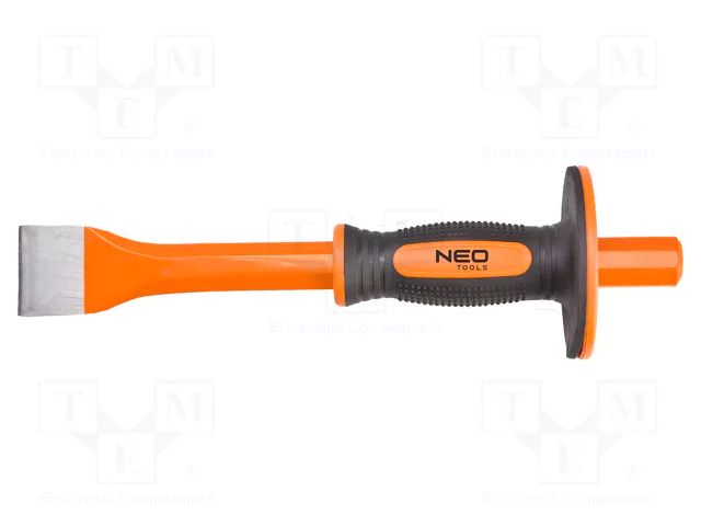 Cold chise; with protective cap; L: 300mm; Chrom-vanadium steel NEO TOOLS NEO-33-084