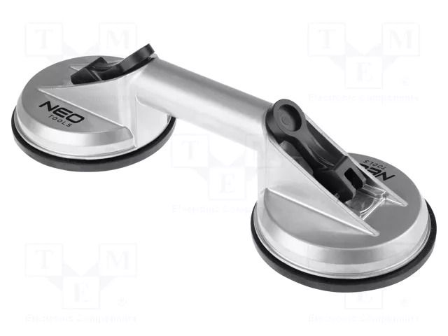 Suction lifter; double; glass; aluminium; 120mm; 100kg NEO TOOLS NEO-56-802