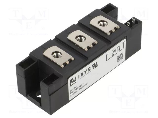 Module: diode-thyristor; 1.8kV; 181A; Y4-M6; Ufmax: 1.03V; Ifsm: 6kA IXYS MCD162-18IO1