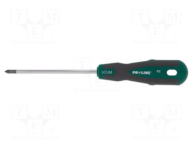 Screwdriver: standard; Pozidriv®; PZ2; SOFT-TOUCH; 150mm PROLINE PRE-ZR10174