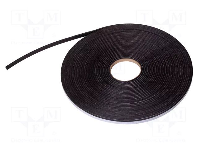 Tape: sealing; W: 10mm; L: 30m; Thk: 4mm; grey; caoutchouc hot-melt INTRA PS-3301-4/10/30/5P