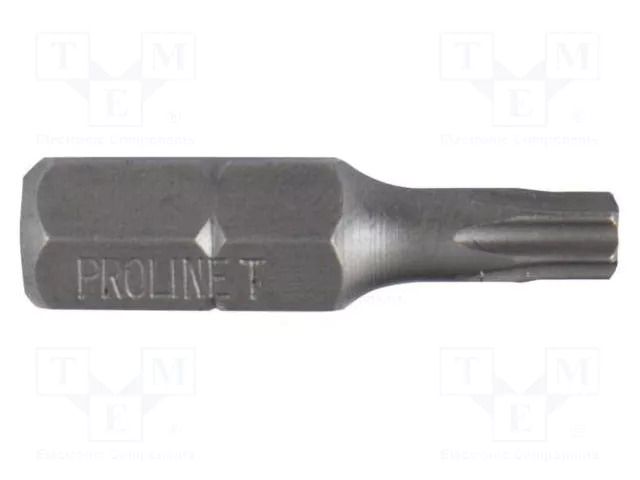 Screwdriver bit; Torx® with protection; T7H; 1/4"; 10pcs. PROLINE PRE-10673
