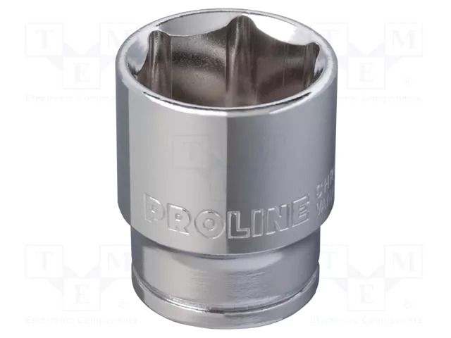 Socket; 6-angles,socket spanner; HEX 7mm; 1/4" PROLINE PRE-18107