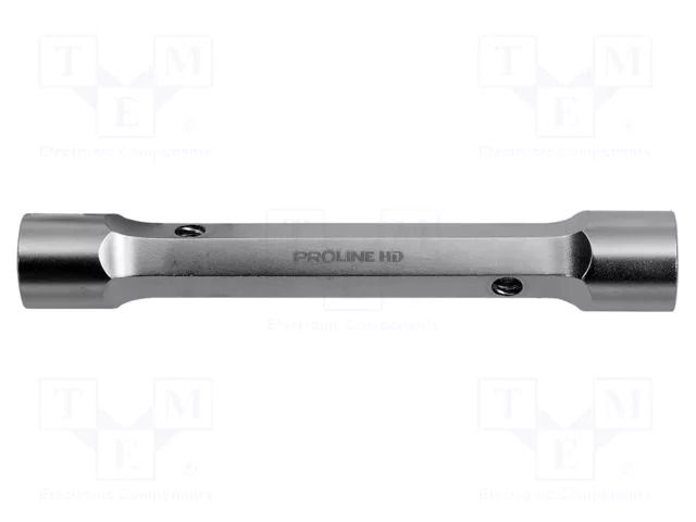 Wrench; tubular; Chrom-vanadium steel; 210mm; HD; double-sided PROLINE PRE-36240