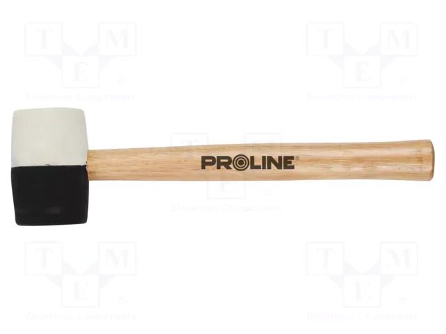 Hammer; 780g; rubber; wood; 63mm PROLINE PRE-12025