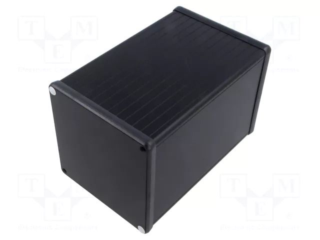 Enclosure: with panel; 1455; X: 104.5mm; Y: 160mm; Z: 104.5mm; black HAMMOND HM-1455NS1601BK