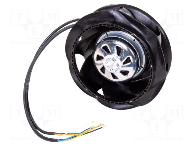 Fan: EC; radial; 230VAC; Ø175x67.2mm; 450m3/h; ball; 4000rpm; IP54 EBM-PAPST 8300100938
