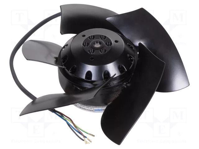 Fan: AC; axial; 200VAC; Ø209.5x74.5mm; ball; 2700rpm; IP44; 20AWG EBM-PAPST A2D210-AB10-05