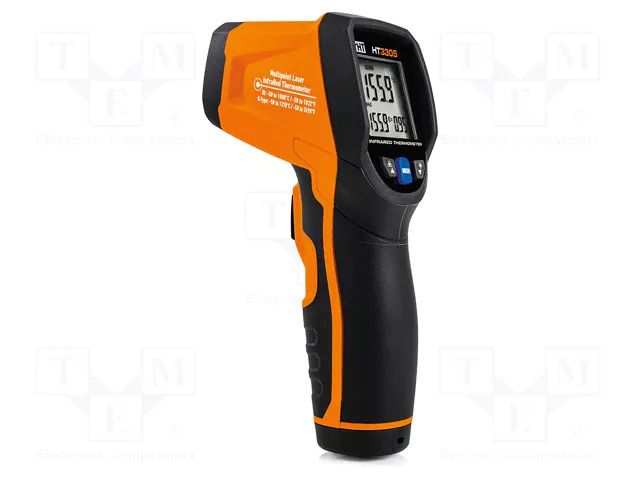 Meter: infrared thermometer; LCD; Temp.(IR): -50÷1000°C; IP54 HT INSTRUMENTS HTI-HA003305
