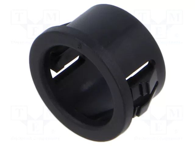 Grommet; Ømount.hole: 15.9mm; Øhole: 12.7mm; black; UL94V-2; 110507 ESSENTRA ESS-10074244