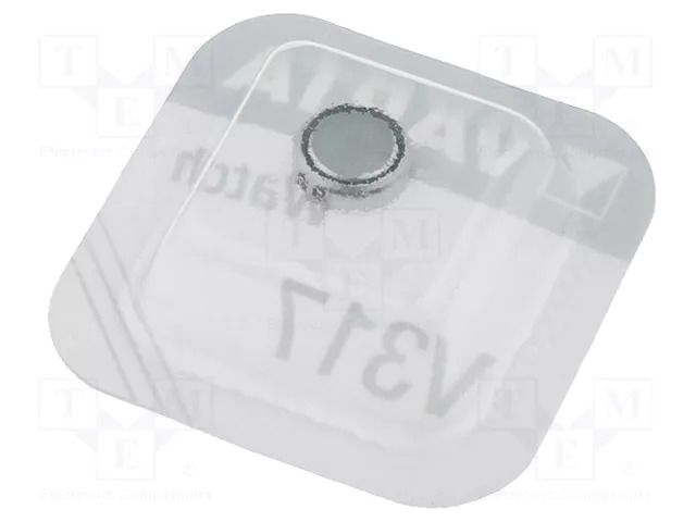 Battery: silver; coin,SR62; 1.55V; 10.5mAh; non-rechargeable VARTA BAT-V317MF