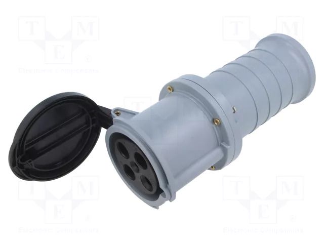 Connector: AC supply 3-phase; IP&S; 63A; 500VAC; plug; female; IP44 AMPHENOL 2CMA166852R1000