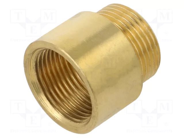 Splice terminal: extension; male-female,round; 20mm; BR GEBO 500-20-05BR