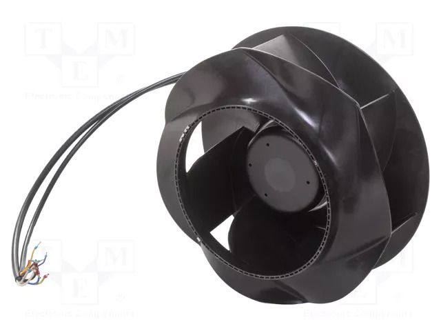Fan: EC; axial; 230VAC; Ø294mm; 2100m3/h; ball; 2900rpm; IP55; black EBM-PAPST R3G280-RR04-I1