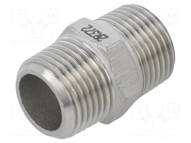 Splice terminal: nipple; male-male; max.10.5bar; Thread: G 3/8" GEBO 6280-038