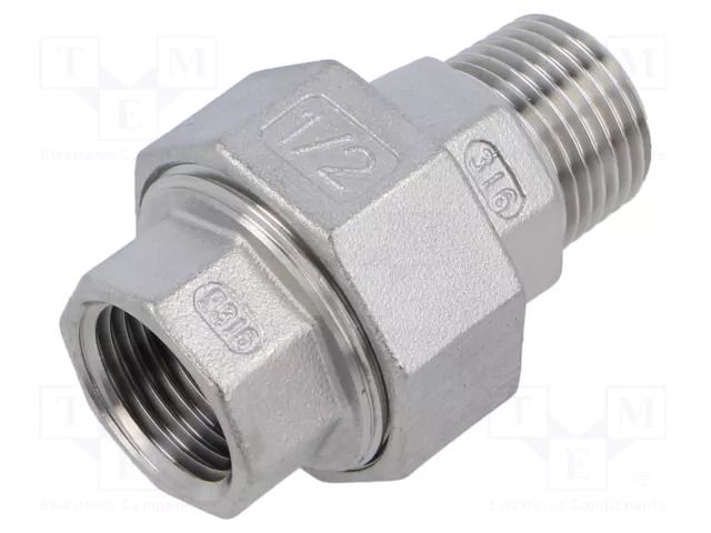 Splice terminal: double connector; male-female,flat,with seal GEBO 6331-012