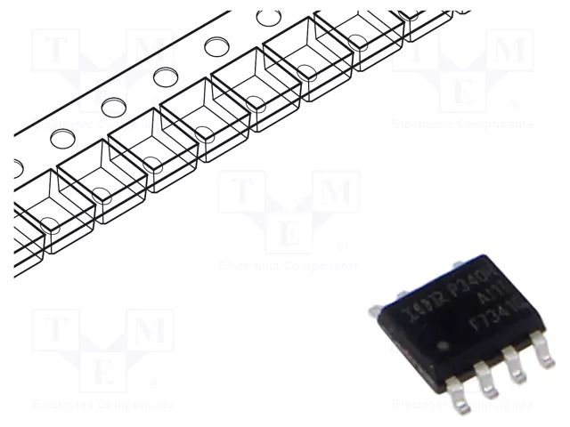 Transistor: N-MOSFET; unipolar; 55V; 5.1A; SO8 INFINEON TECHNOLOGIES IRF7341GTRPBF