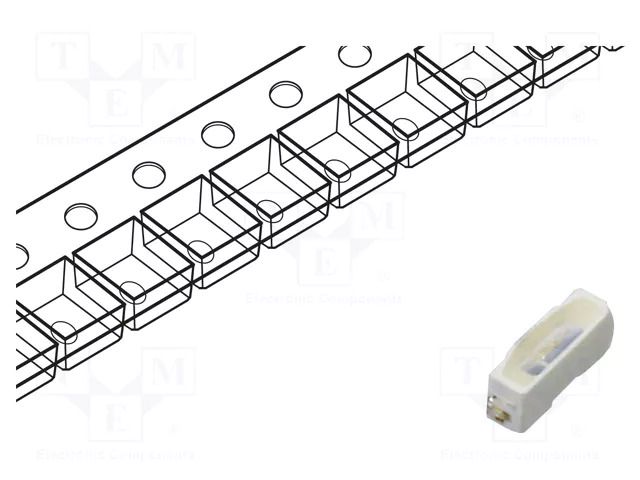 LED; blue; SMD; PLCC2; 150÷350mcd; 2.8÷3.6VDC; 3x1x1.25mm; 120° LUCKYLIGHT LL-V312B-1R4