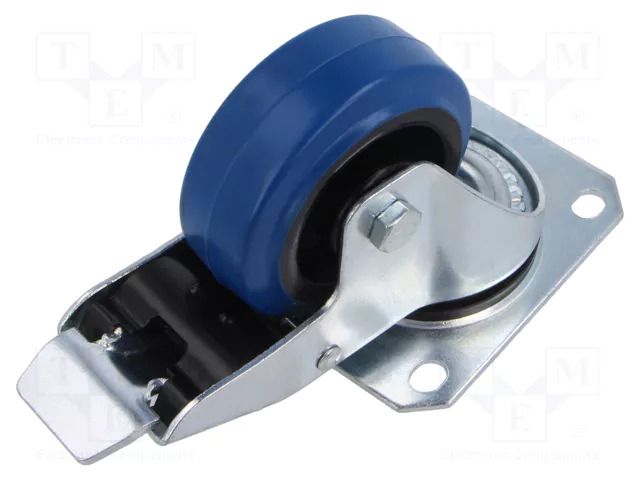 Transport wheel; Ø: 80mm; W: 33mm; H: 100mm; torsional with lock COLSON BPPB-0801-2100H