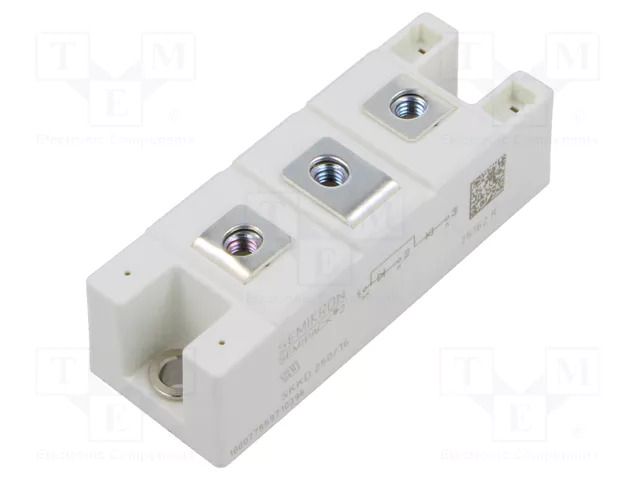 Module: diode; double series; 1.6kV; If: 255A; SEMIPACK2; Ifsm: 6kA SEMIKRON DANFOSS SKKD250/16