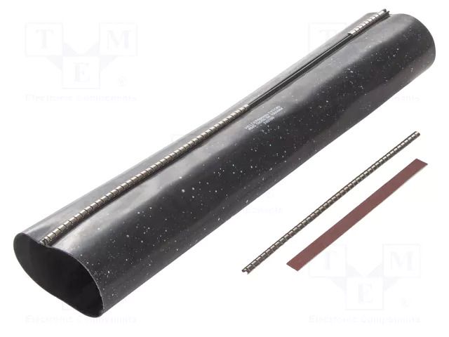 Heat shrinkable repair sleeve; 1m; black HELLERMANNTYTON RMS185-55-BK