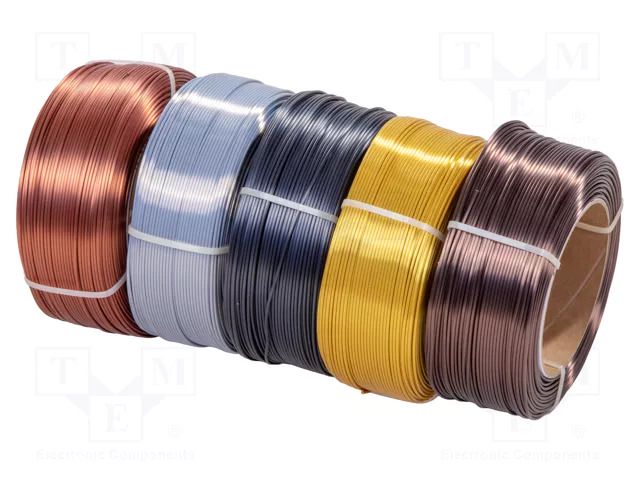 Filament: multipack; 1.75mm; 2.5kg; Kit: 500g x5,PLA Pastel; 5pcs. ROSA 3D ROSA-3946