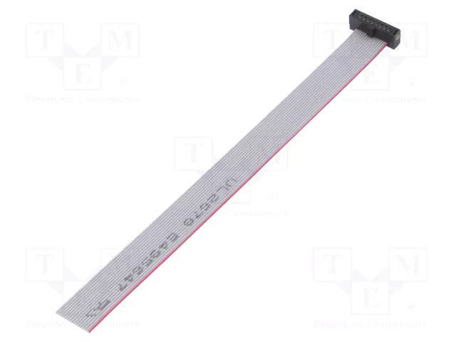 Ribbon cable with IDC connectors; IDC,wires; Tape ph: 0.64mm SAMTEC FFSD08S050001N