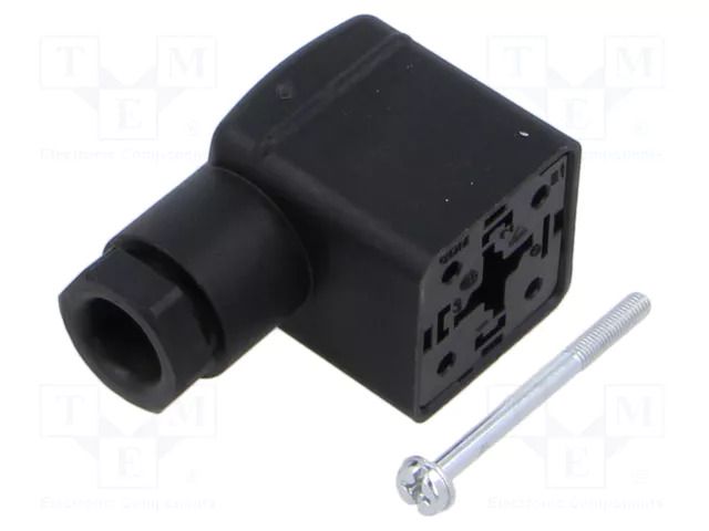 Connector: valve connector; female; PIN: 4; 16A; IP65; for cable HIRSCHMANN GDM3109-A0U-10F