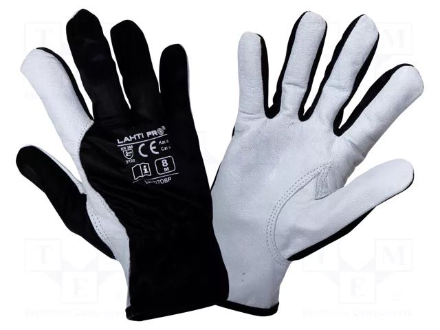 Protective gloves; Size: 11; black; tag LAHTI PRO LAHTI-L270711K