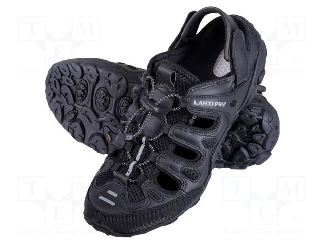 Sandals; Size: 40; black; knitwear,PU LAHTI PRO LAHTI-L3061140