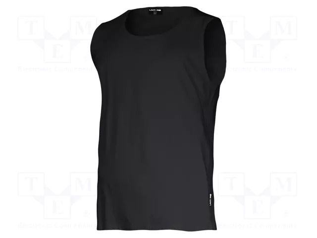 Sleeveless t-shirt; Size: S; black; 160g/m2 LAHTI PRO LAHTI-L4022001