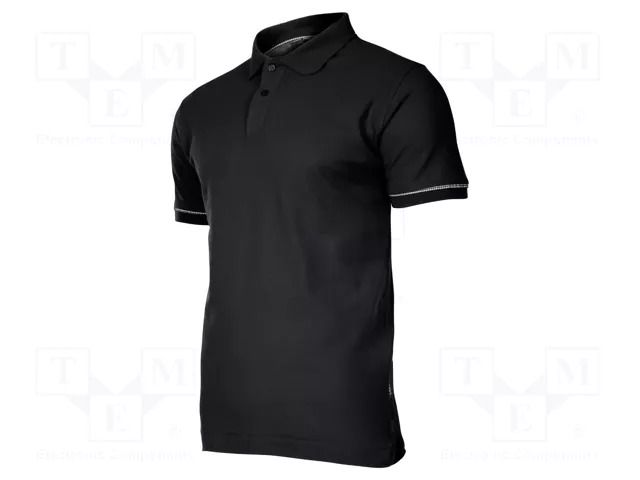Polo shirt; Size: XXXL; black; 220g/m2 LAHTI PRO LAHTI-L4030306