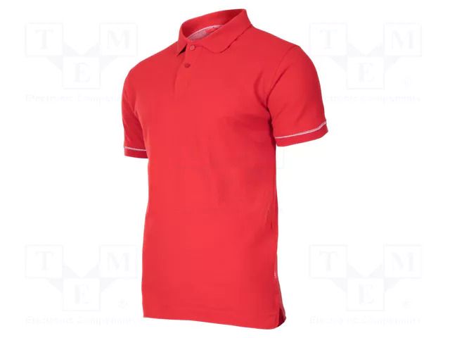Polo shirt; Size: XXXL; red; 220g/m2 LAHTI PRO LAHTI-L4030706
