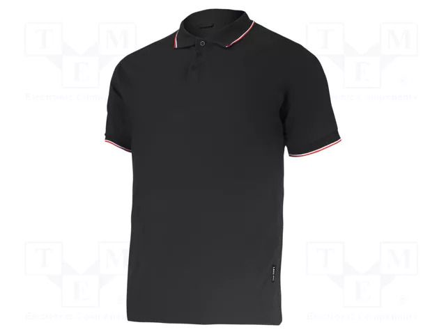 Polo shirt; Size: S; black; 190g/m2 LAHTI PRO LAHTI-L4031001