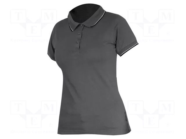 Polo shirt; Size: M; grey; women's; 190g/m2 LAHTI PRO LAHTI-L4031502