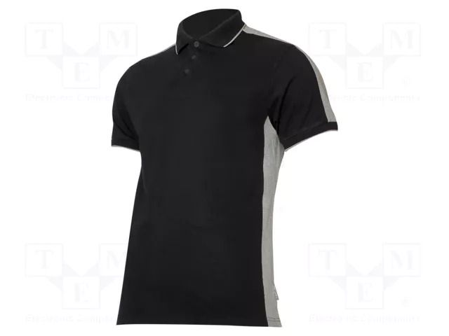 Polo shirt; Size: XL; black-grey; women's; 190g/m2 LAHTI PRO LAHTI-L4031804