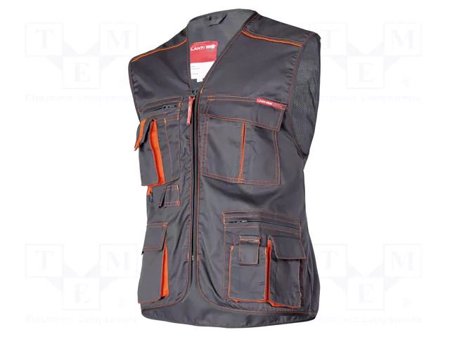 Protective vest; Size: L; Allton; without a hood; 245g/m2 LAHTI PRO LAHTI-LPAK1L