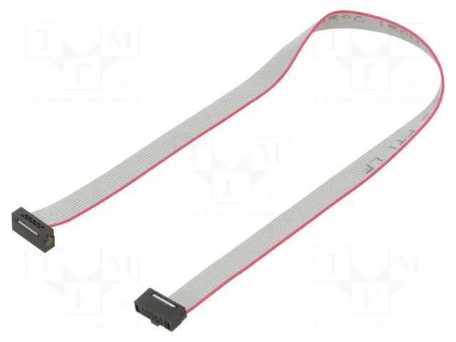 Ribbon cable with IDC connectors; IDC,both sides; 228.6mm; 9" SAMTEC FFSD05D090001NR