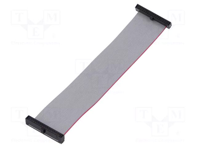 Ribbon cable with IDC connectors; IDC,both sides; 114.3mm; 4.5" SAMTEC FFSD17D045001N