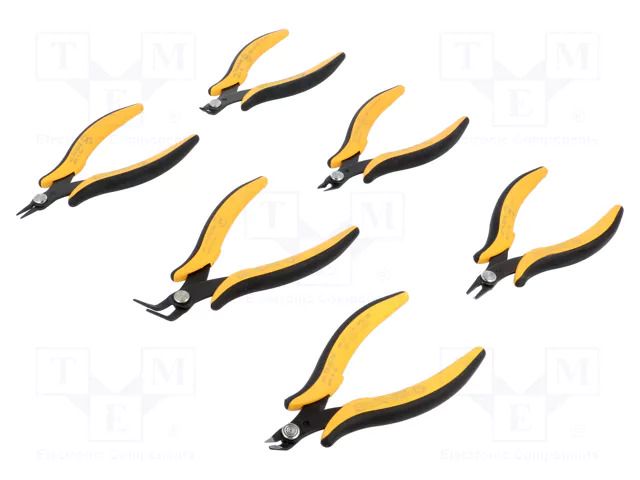 Kit: pliers; case; 6pcs. PIERGIACOMI PG-K6-1-SMTSET