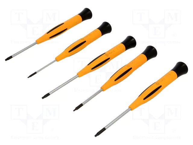 Kit: screwdrivers; precision; Torx®; 6pcs. PIERGIACOMI PG-KITT