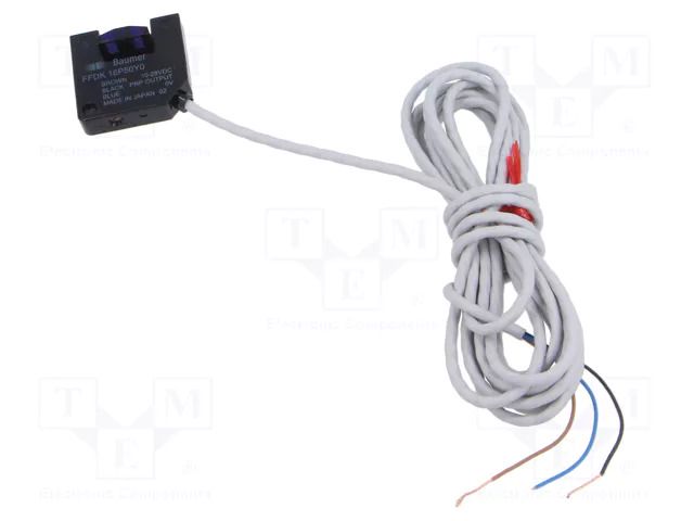 Sensor: photoelectric; liquid level; Range: 8÷13mm; PNP; DARK-ON BAUMER FFDK16P50Y0