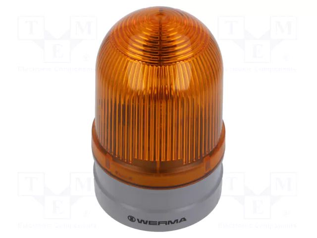 Signaller: lighting; evs,flashing light; orange; 12÷24VDC; IP66 WERMA WER-26132070