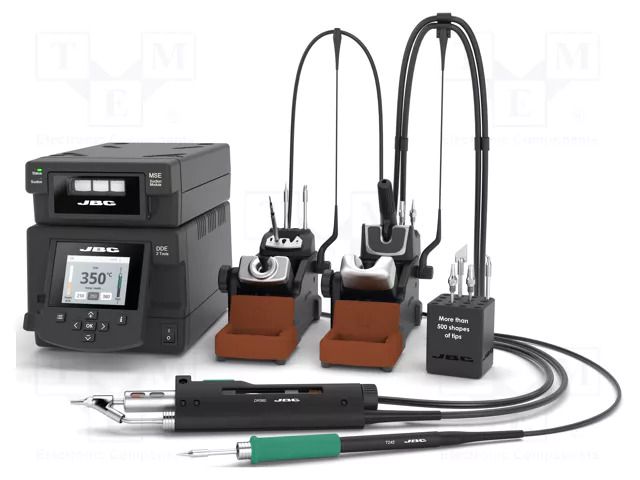 Station: soldering/desoldering; 150W; 150W; 90÷450°C; 90÷450°C JBC TOOLS JBC-DDSE-2QE